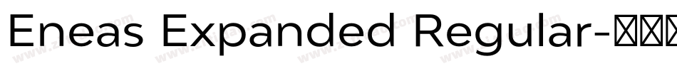 Eneas Expanded Regular字体转换